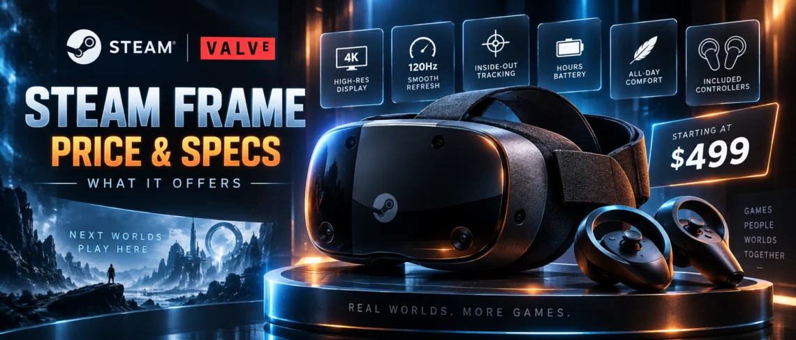 Steam Frame Price and Specs: What Valve’s New VR Headset Actually Offers