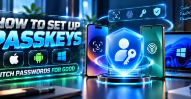 How to Set Up Passkeys on iPhone, Android, and Windows (Ditch Passwords for Good)