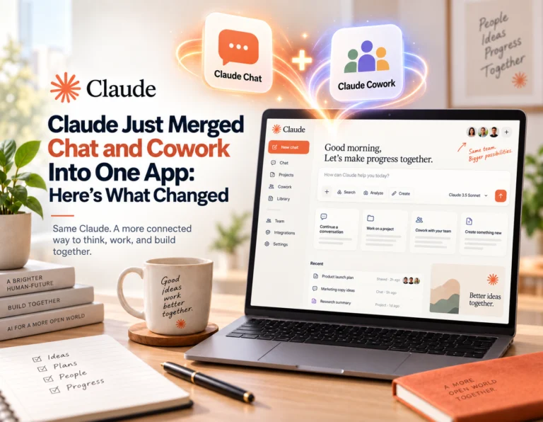 Claude Just Merged Chat and Cowork Into One App: Here's What Changed
