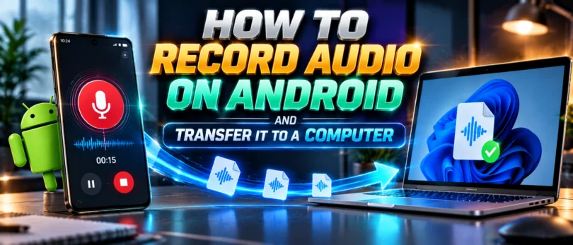 How to Record Audio on Android and Transfer It to a Computer