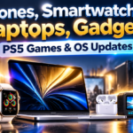 Phones, Smartwatches, Laptops, Gadgets, PS5 Games & OS Updates