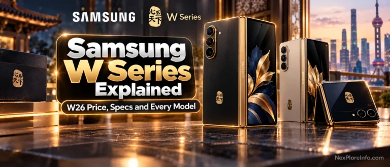 Samsung W Series Explained: W26 Price, Specs and Every Model