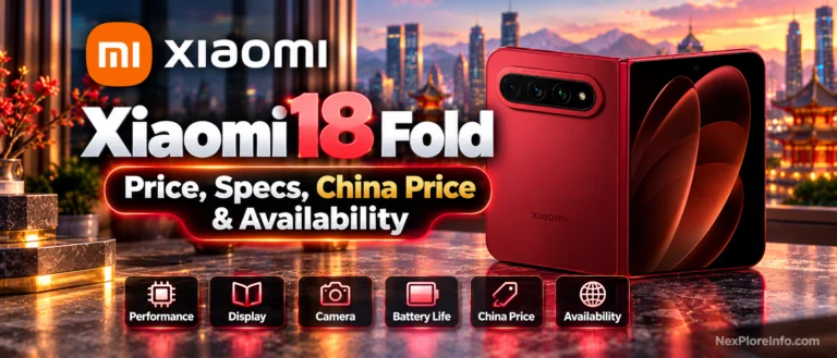 Xiaomi 18 Fold Price, Specs, and Availability