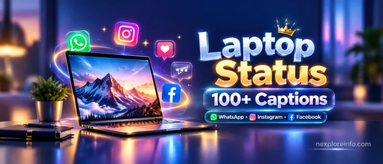 New Laptop Status 2026: 150 Best Captions for WhatsApp & Instagram