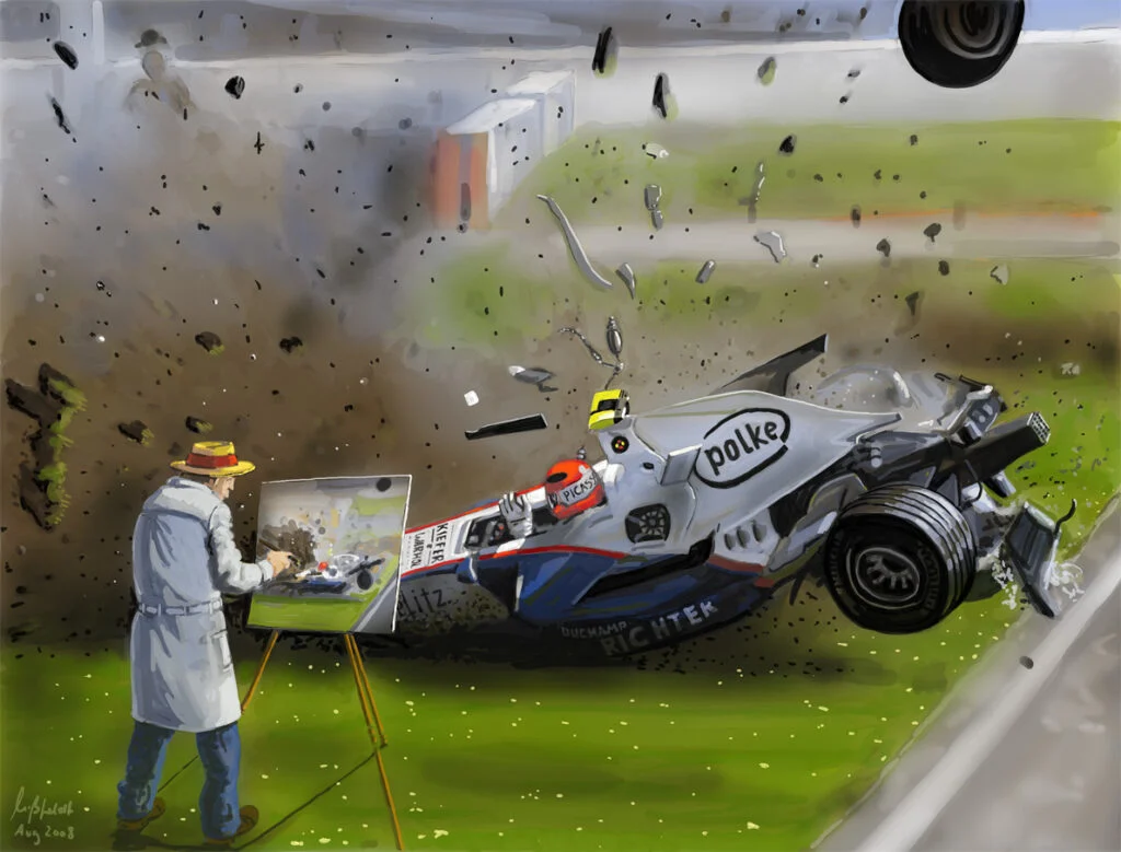 Digital painting created on a computer Digital painting created on a computer