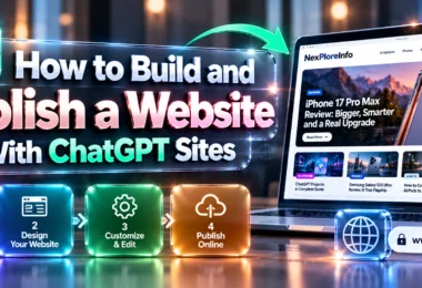 How to Build and Publish a Website With ChatGPT Sites