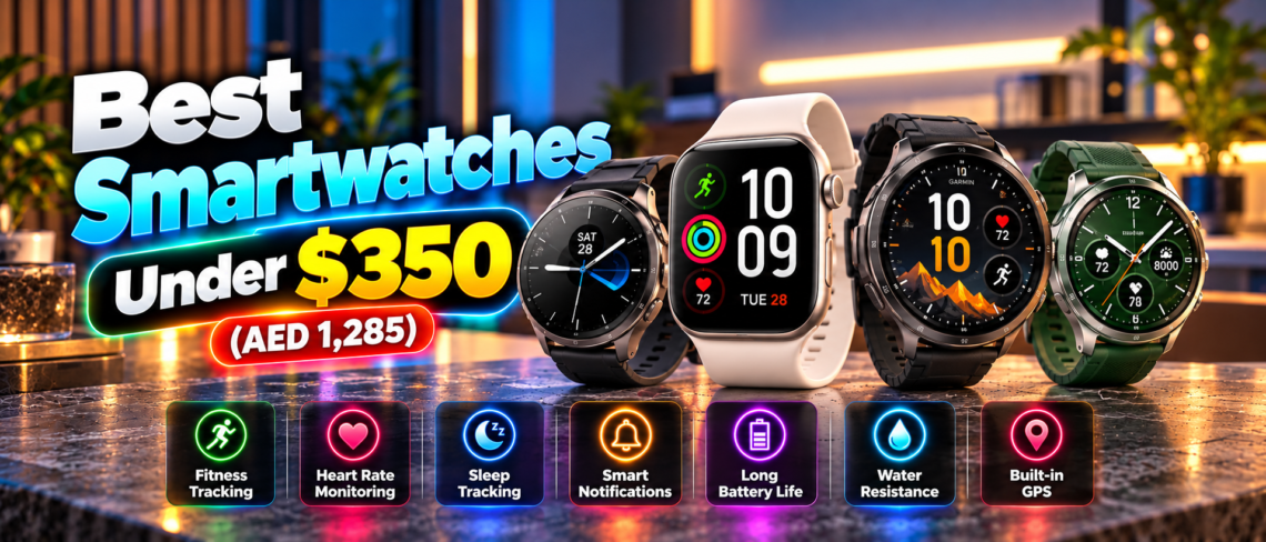 Best Smartwatches Under $350 (AED 1,285) in 2026