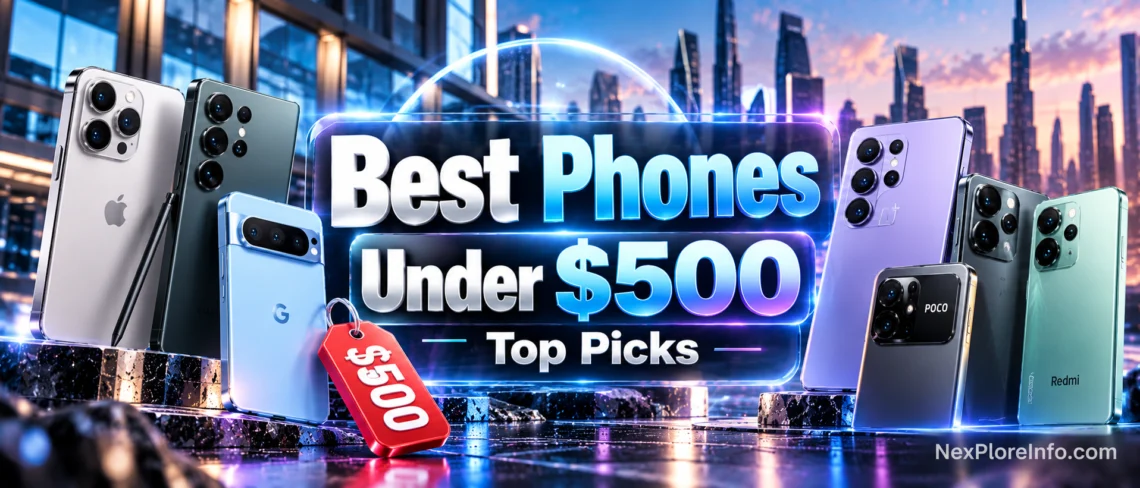 Best Phones Under $500 in 2026: 4 Top Picks for USA & UAE