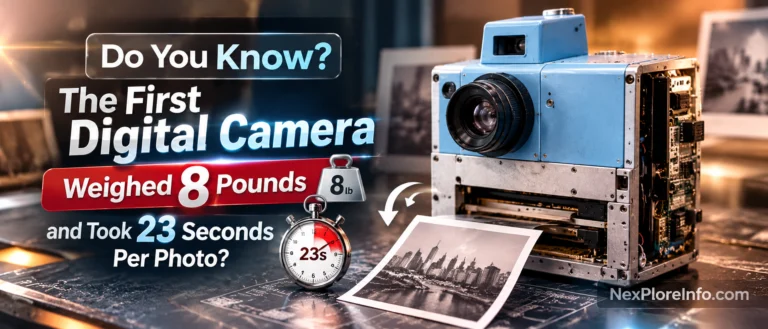 First Digital Camera (1975): Kodak’s 8-Pound Camera Took 23 Seconds Per Photo