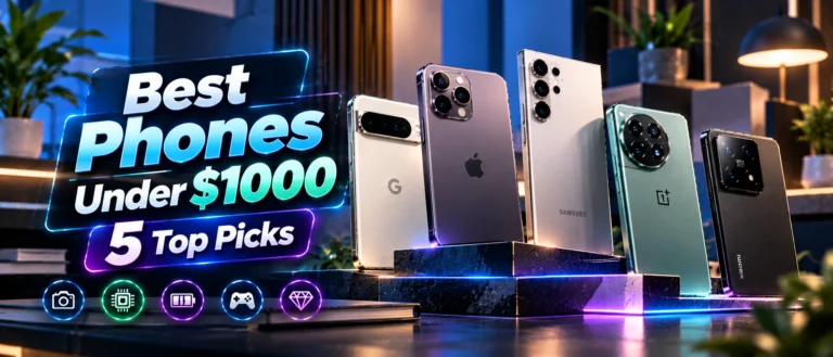 Best Phones Under $1000 in 2026: 5 Top Picks for USA and UAE