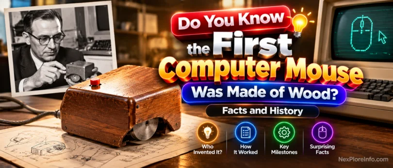 Do You Know the First Computer Mouse Was Made of Wood? Facts and History