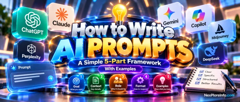 How to Write AI Prompts: A Simple 5-Part Framework With Examples