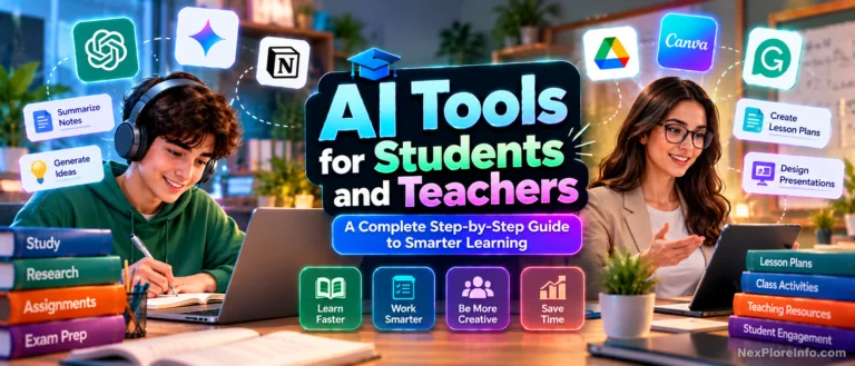 AI Tools for Students and Teachers: A Complete Step-by-Step Guide to Smarter Learning