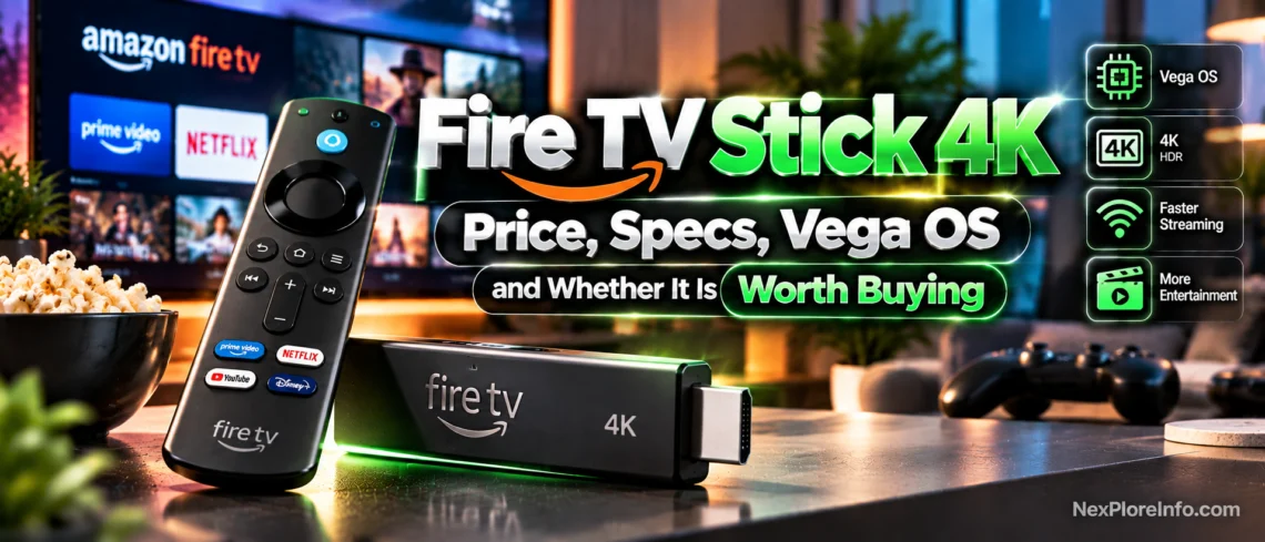 Fire TV Stick 4K with remote, price, specs and Vega OS