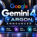 Google Gemini 4 Argon Announced: What It Does, Who Gets It and API Pricing