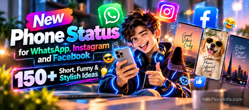 New Phone Status 2026: 150+ WhatsApp, Instagram & Facebook Captions