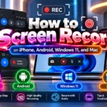 How to Screen Record on iPhone, Android, Windows 11, and Mac