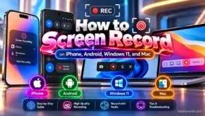 How to Screen Record on iPhone, Android, Windows 11, and Mac