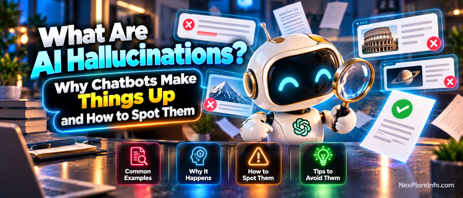 What Are AI Hallucinations? Why Chatbots Make Things Up and How to Spot Them