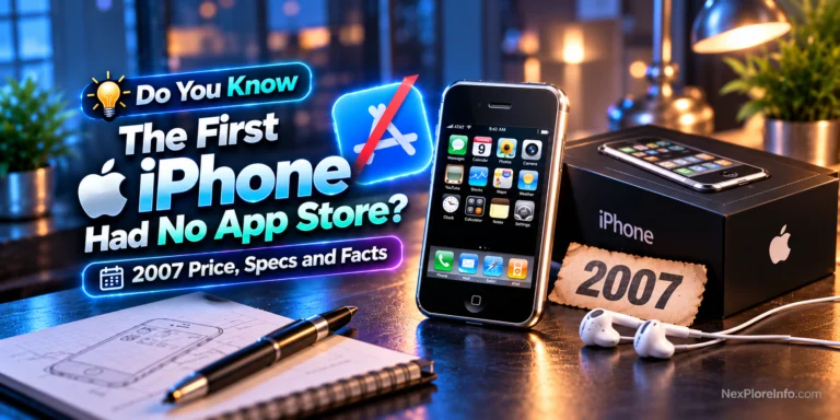 Do You Know? Do You Know the First iPhone Had No App Store? 2007 Price, Specs and Facts