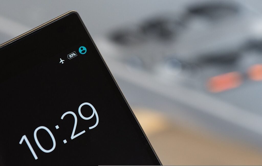 Modern smartphone display