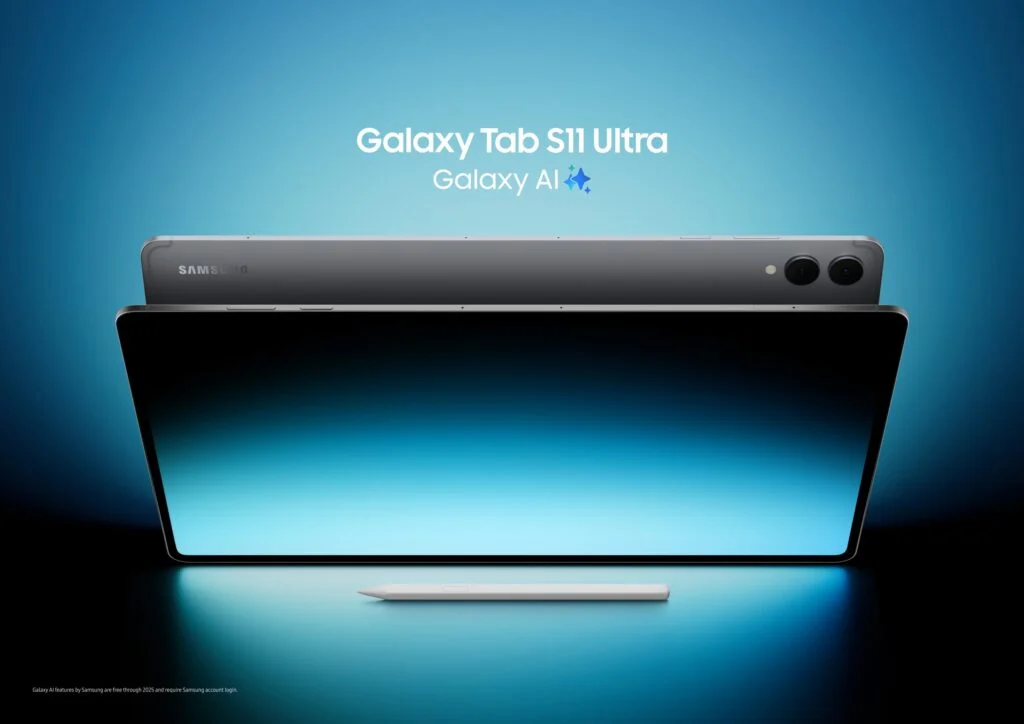 Samsung Galaxy Tab S11 Ultra tablet with S Pen, official Samsung press photo