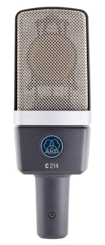 Studio condenser microphone for voice recording