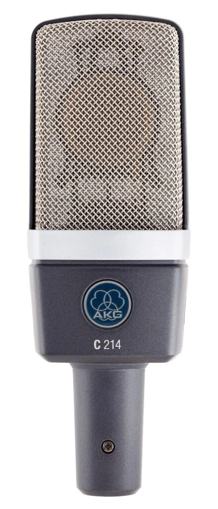 Studio condenser microphone for voice recording