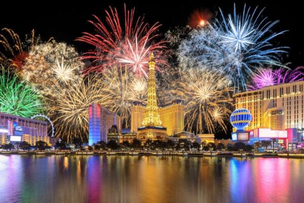 Las Vegas, USA I HAPPY NEW YEAR FIREWORKS