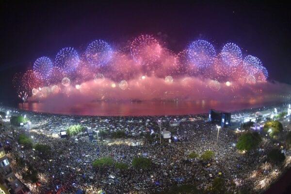 Rio de Janeiro, Brazil I HAPPY NEW YEAR FIREWORKS