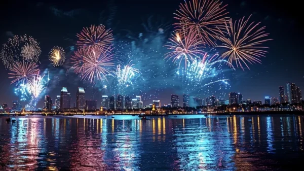 San Diego – Big Bay Boom, USA I HAPPY NEW YEAR FIREWORKS